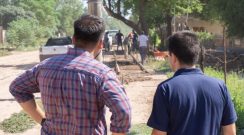 El municipio lleva adelante la construcción de veredas en distintos barrios de Sáenz Peña