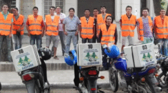 Motomandados rechazan el cobro del peaje a motocicletas en la provincia del Chaco